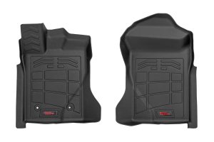 Ford Ranger Floor Mats - Front - Rough Country - Sure-Fit - '24-'25